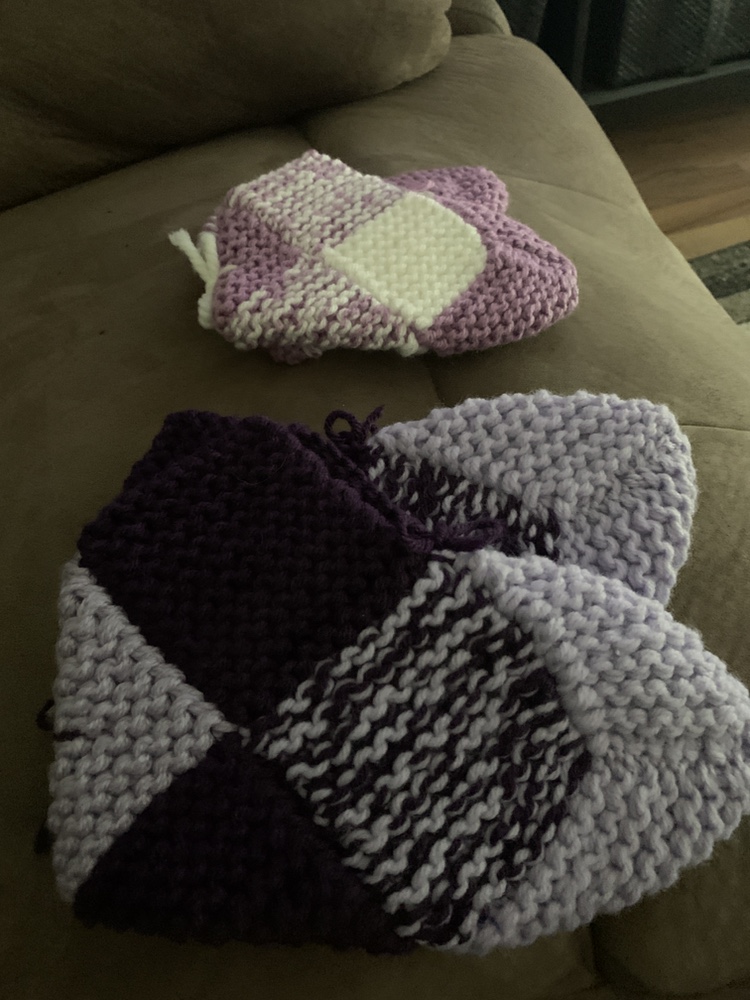 Knitted Slippers (2pairs)