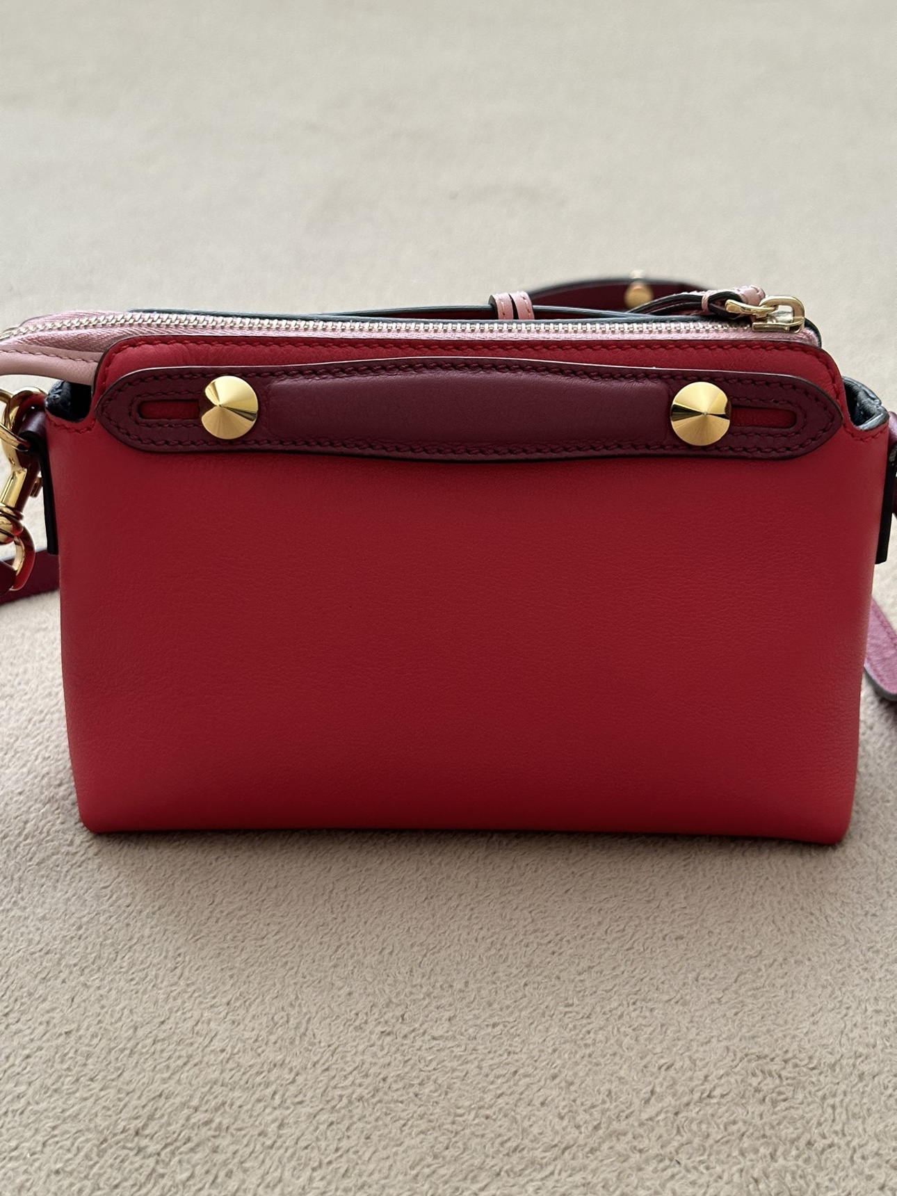 Fendi By the Way Tri Colour Leather Crossbody Bag image indicator(5)