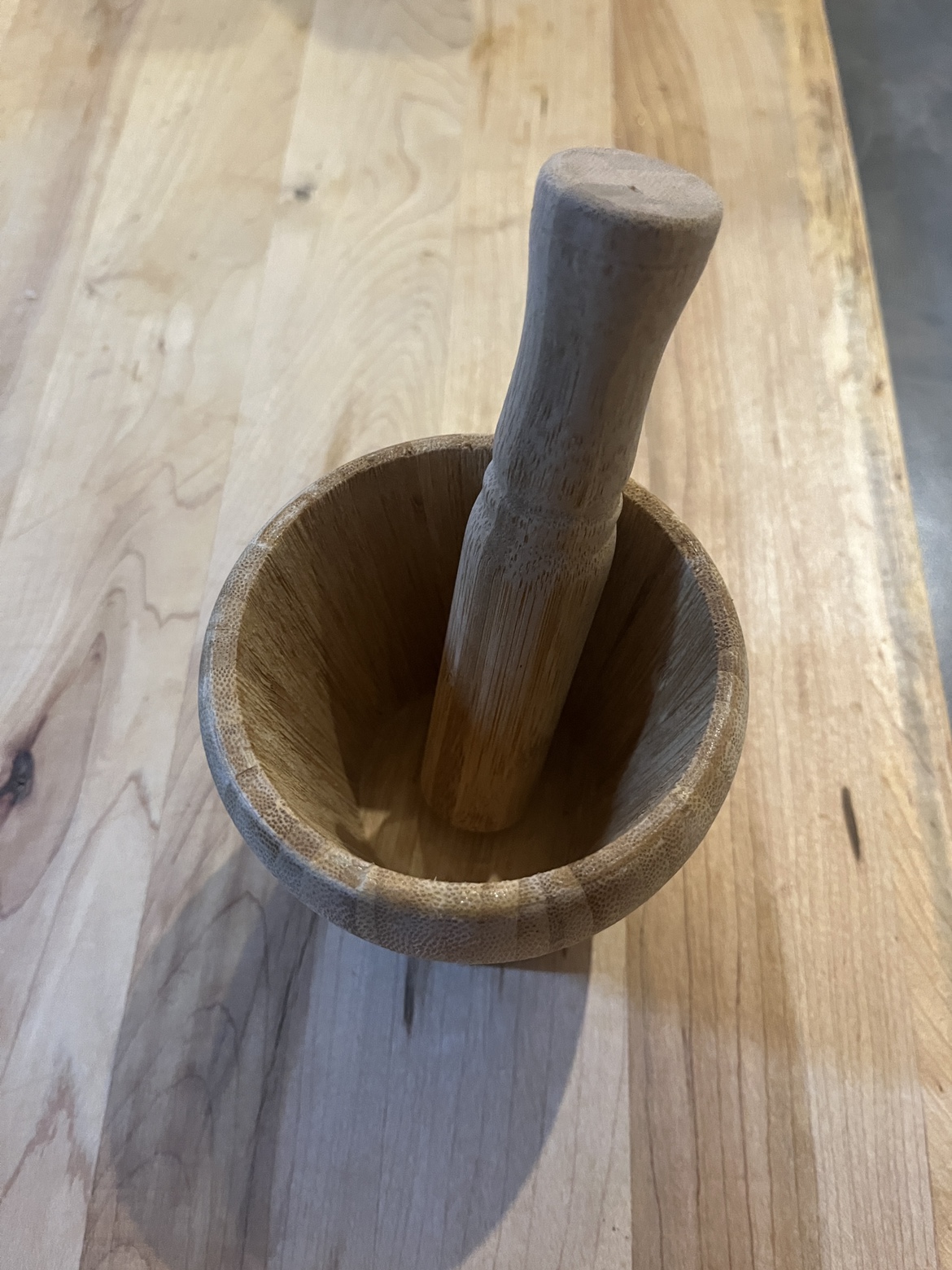 Wooden Mortal and Pestal #freecycle image indicator(2)