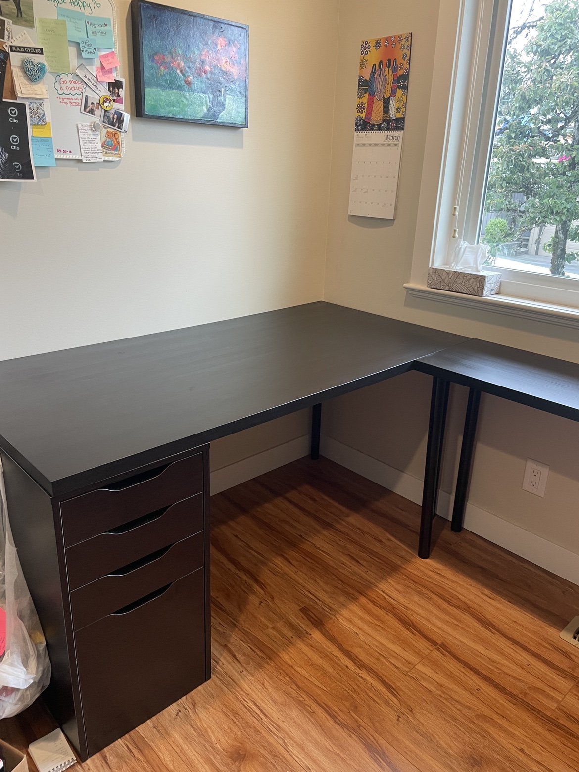 Lagkapten / Alex IKEA Black-brown L desk - photo 2