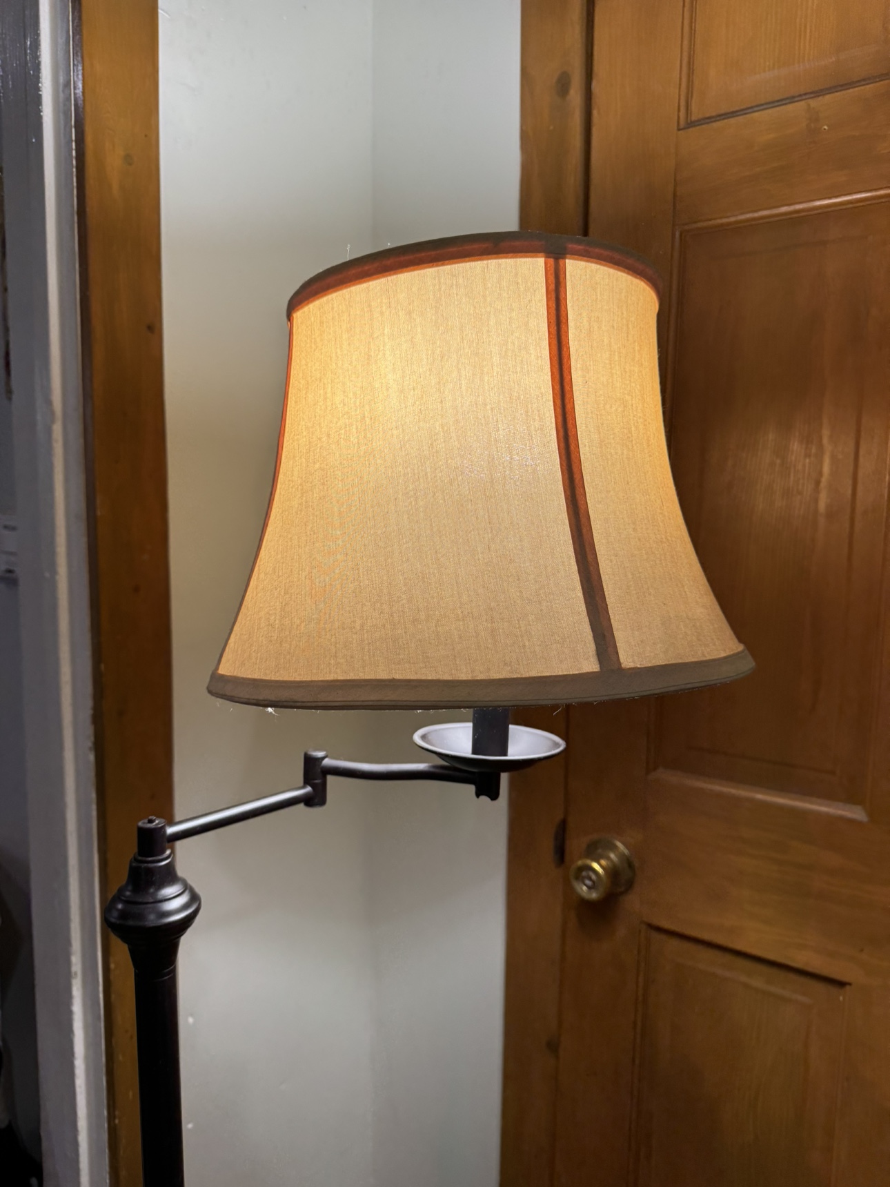 Black Floor Lamp with Adjustable Arm - photo 3
