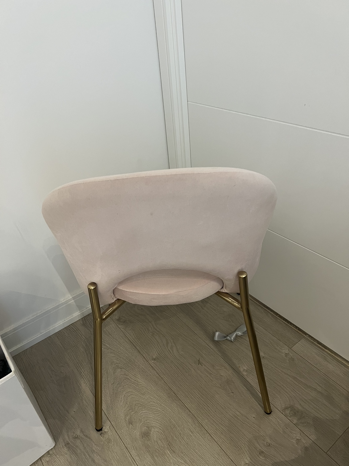 Pink Velvet Dining Chair - photo 3