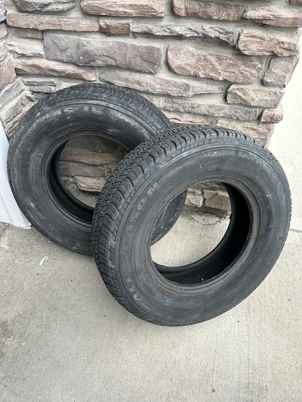 2x All Season Tires
