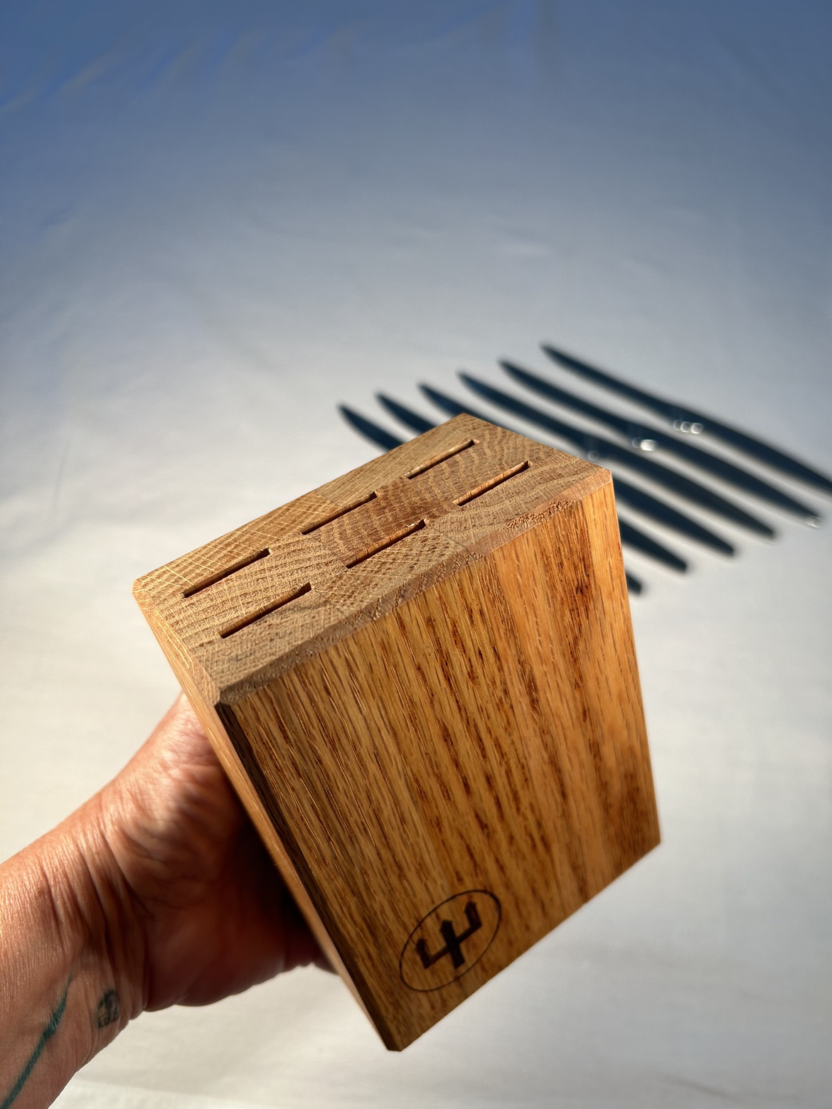 6-pc. JA Henckels Int’l Steak Knife Set with Wood Block - photo 2