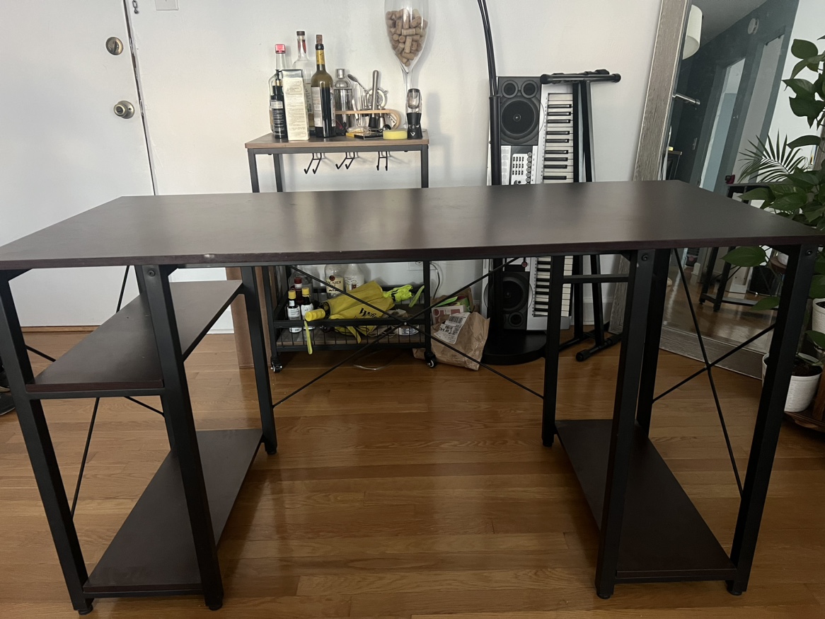 Office Desk with Shelf - photo 2