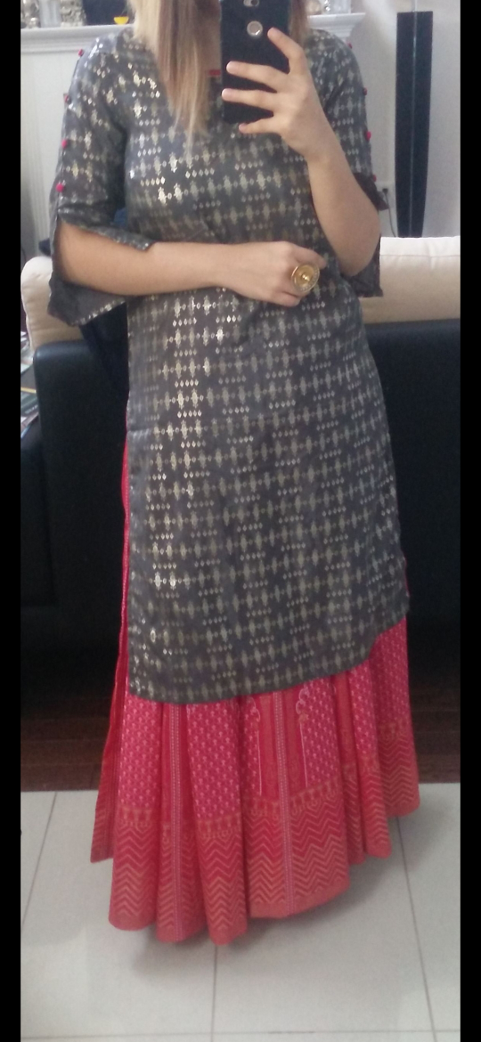 ethnic skirt top