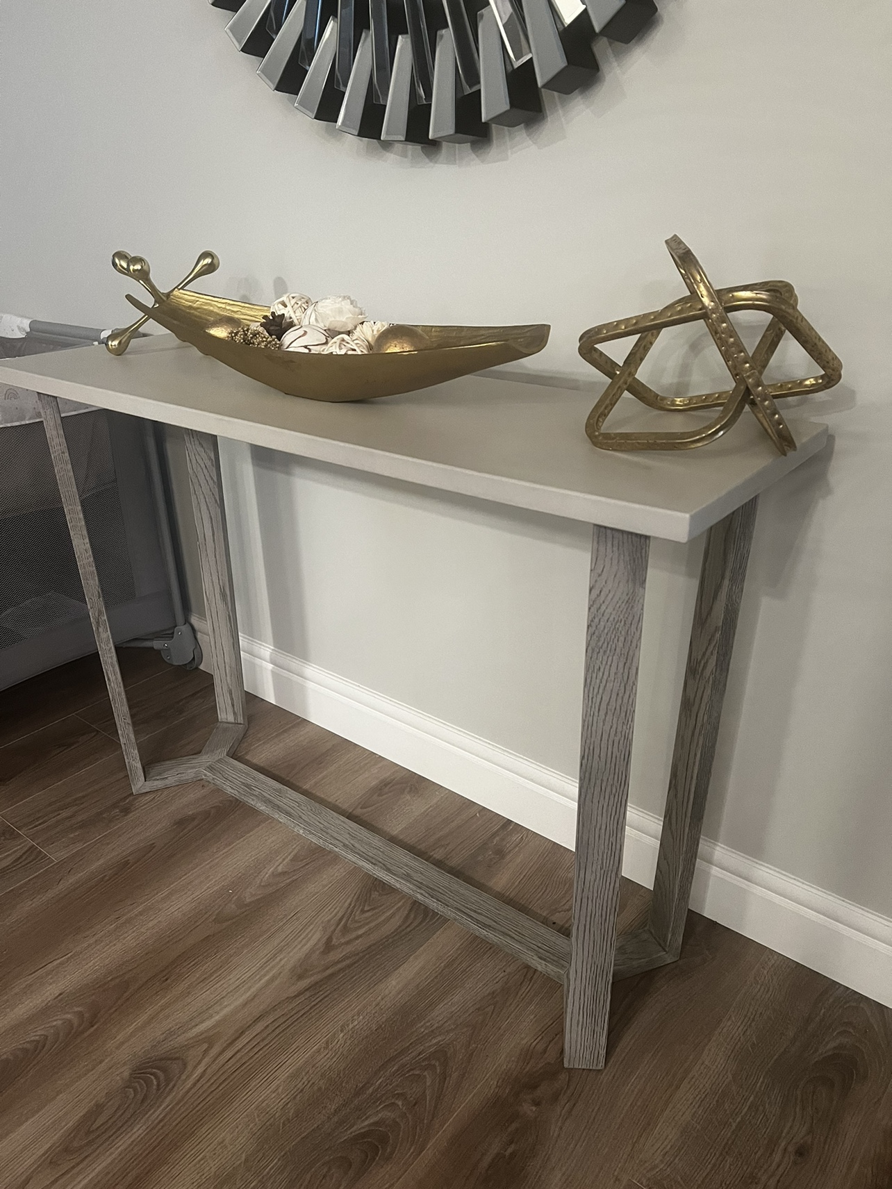 Light Grey Console Table