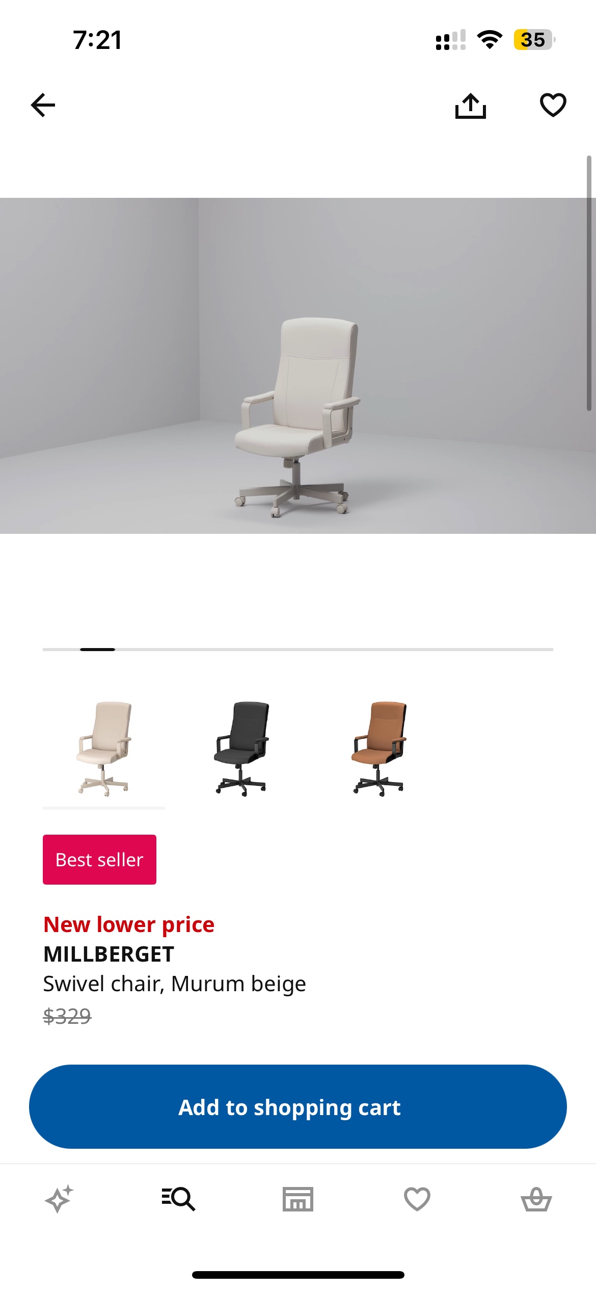 IKEA MILLBERGET CHAIR