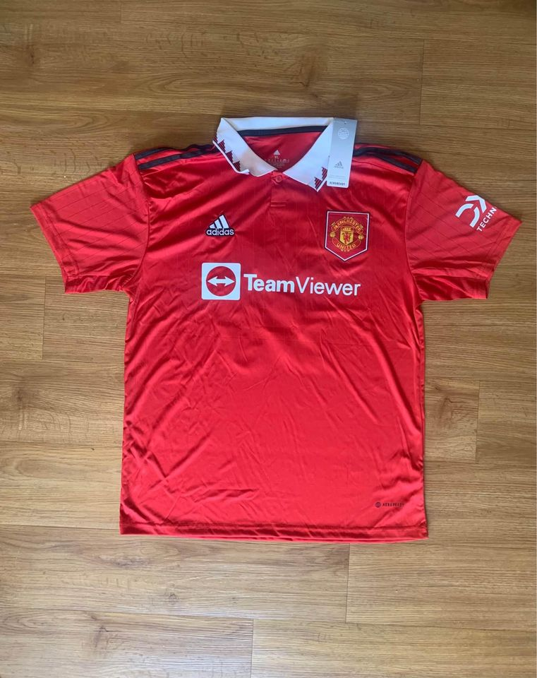 Adidas Manchester United Marcus Rashford 23/24 Home Jersey - Red