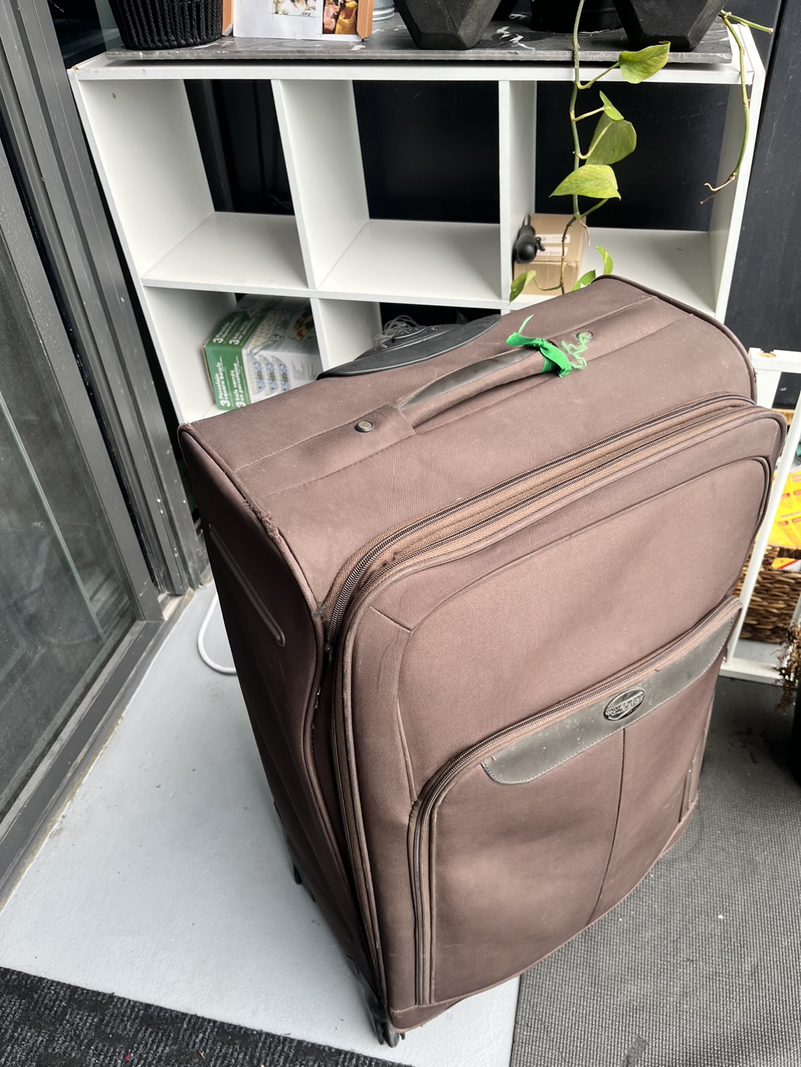 Brown Suitcase with Wheels - photo 2