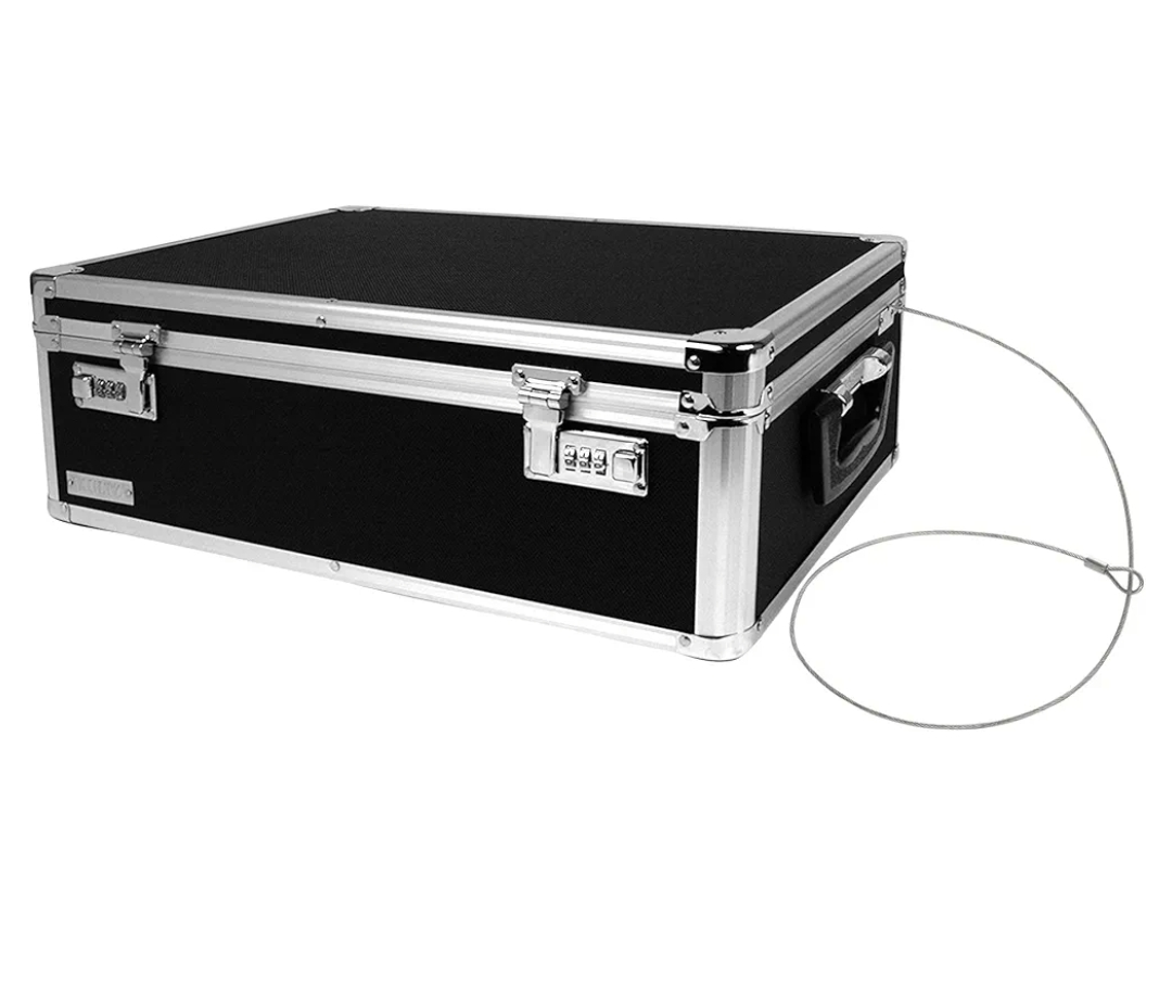 Vaultz Locking Storage Box, 18 x 6 x 13 Inches image indicator(3)
