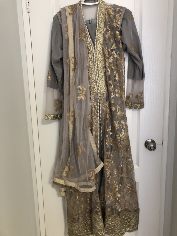 4 piece desi women's dress medium thumbnail