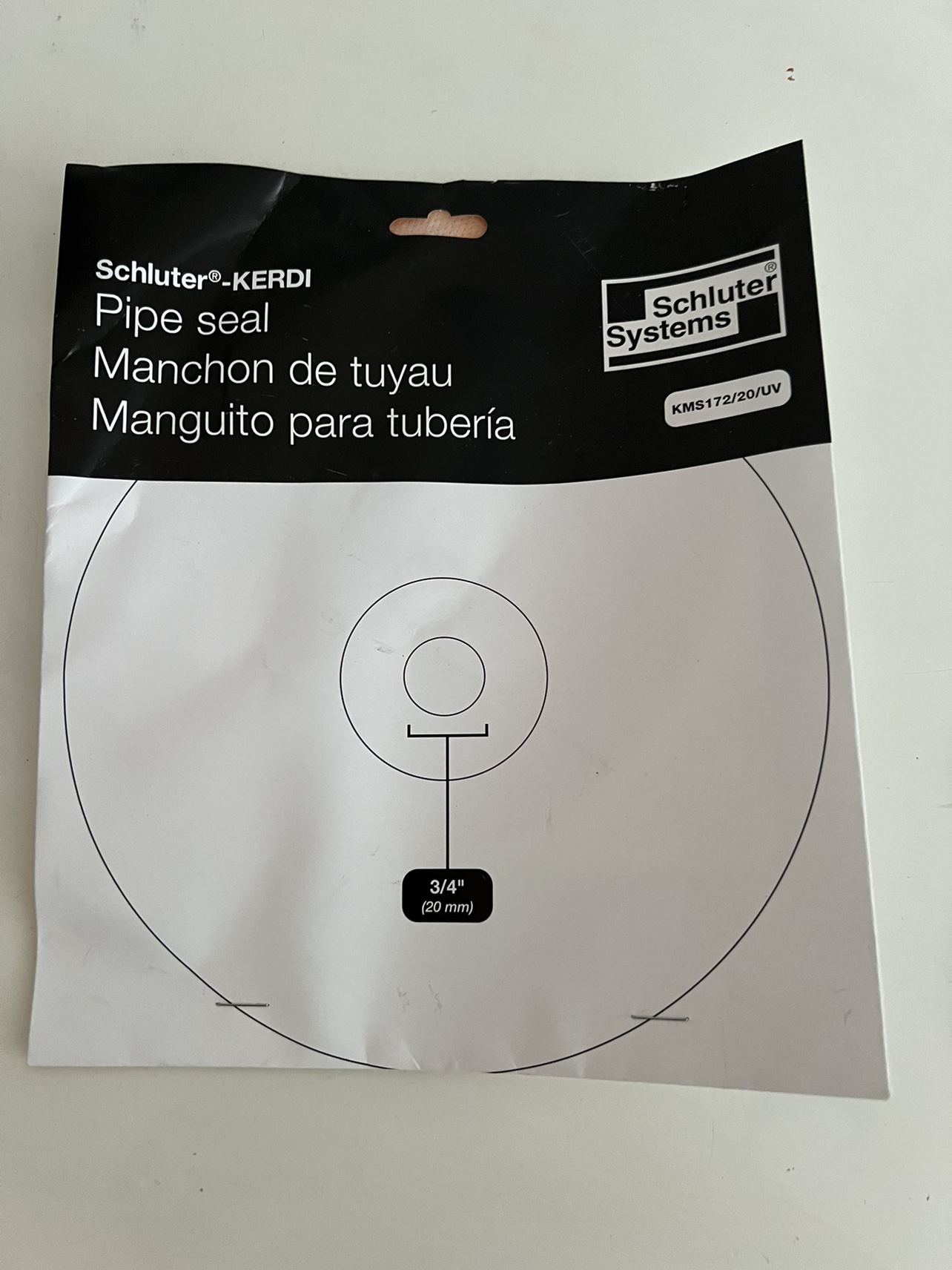 Schluter Kerdi Pipe Seal - 3/4" (20 mm) thumbnail