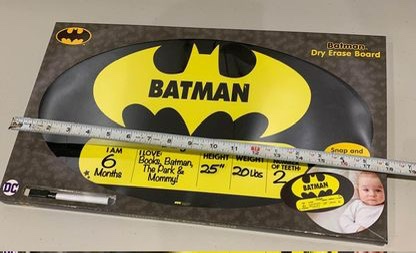 DC Comics Baby Boys Batman Dry Erase Board, Black. image indicator(6)