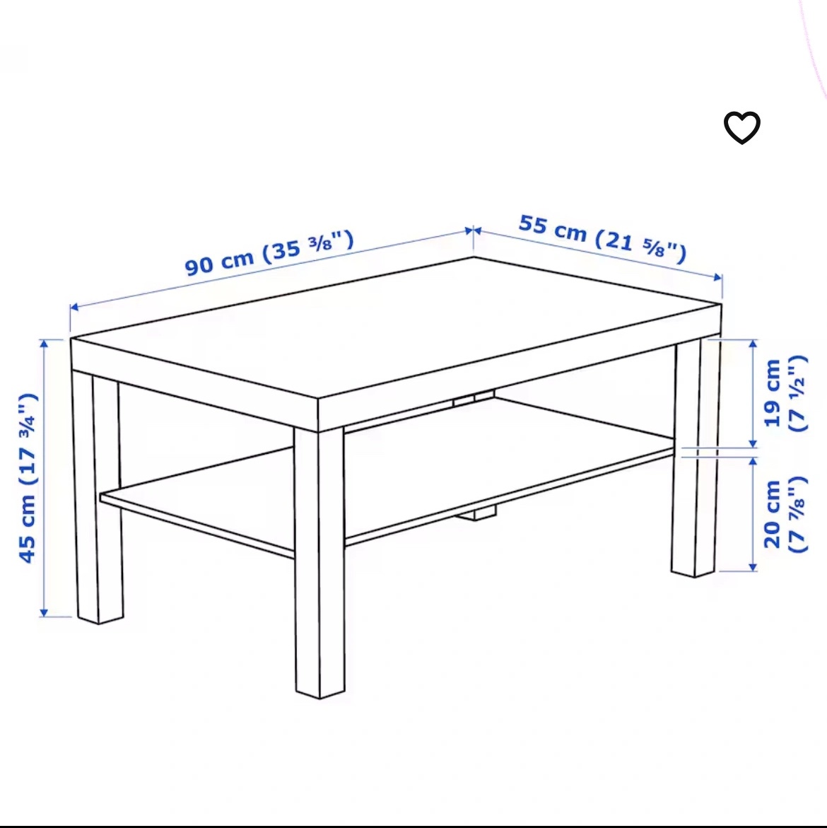 Ikea Blsck Coffee Table