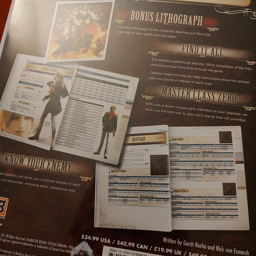 Final Fantasy Type-0 HD Official Strategy Guide image indicator(3)