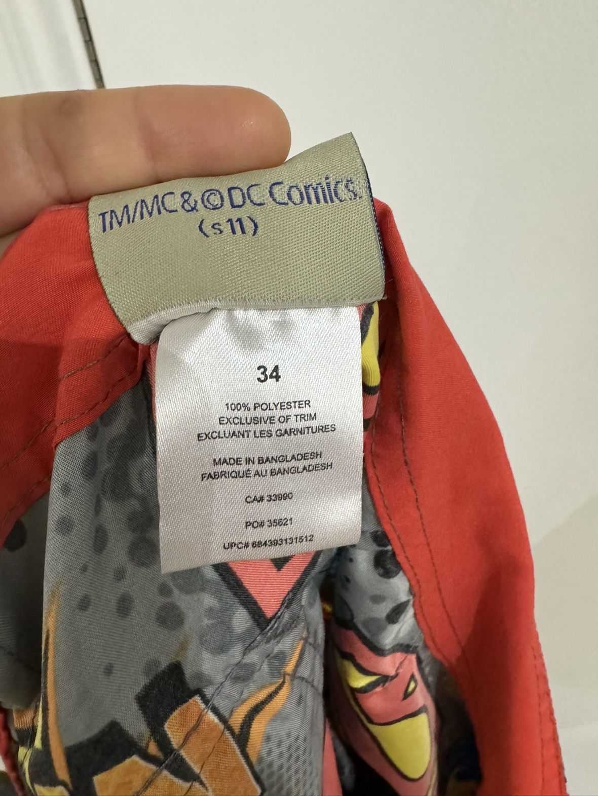 DC Comics Superman Swim Trunks - L - photo 4
