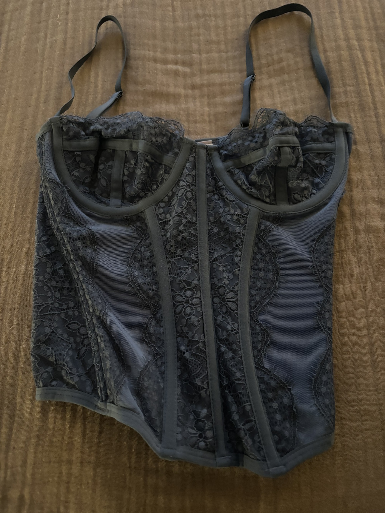 Urban outfitters blue corset