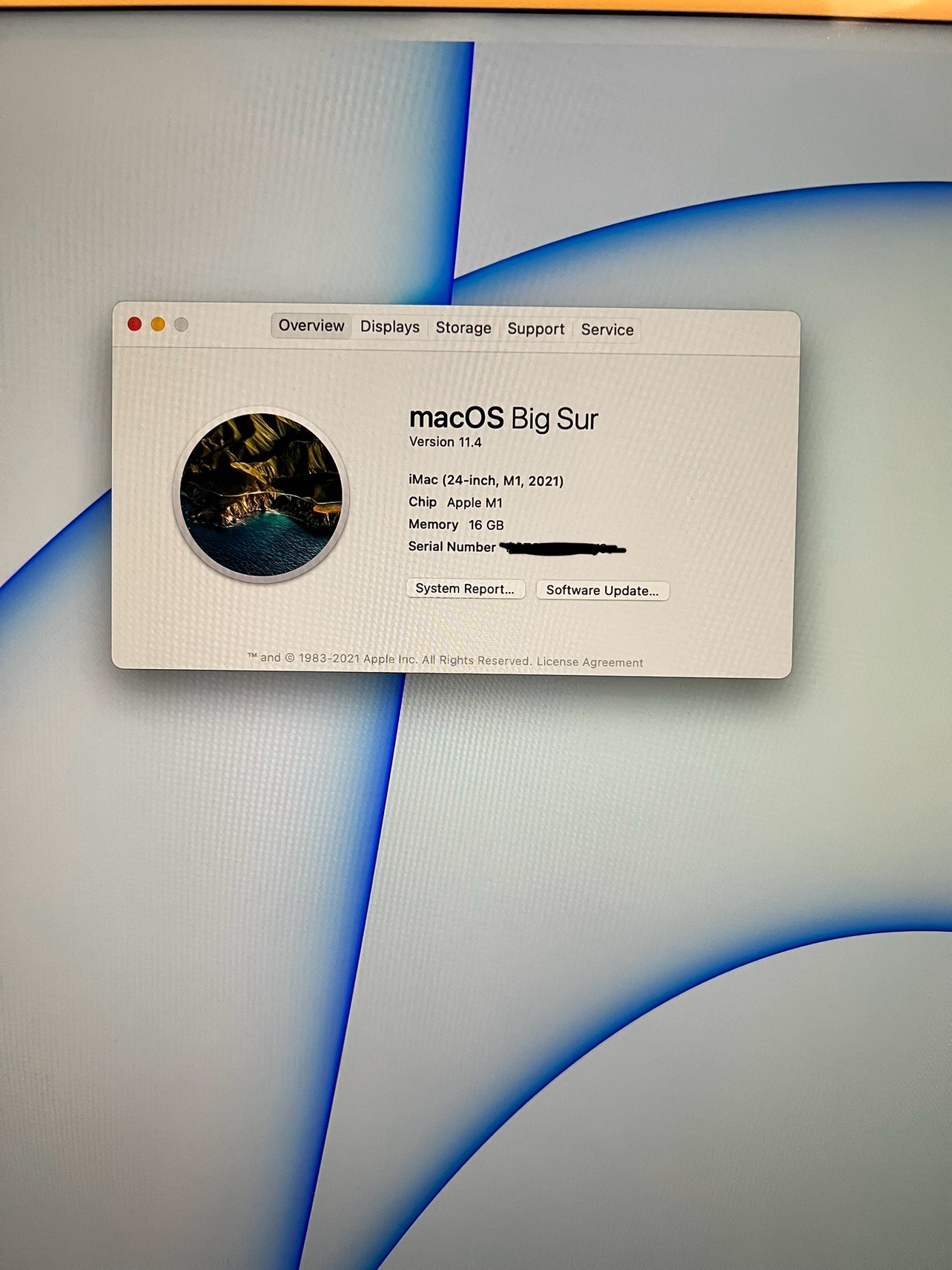 24” Apple iMac M1 chip 16GB 2TB (2021) image indicator(6)