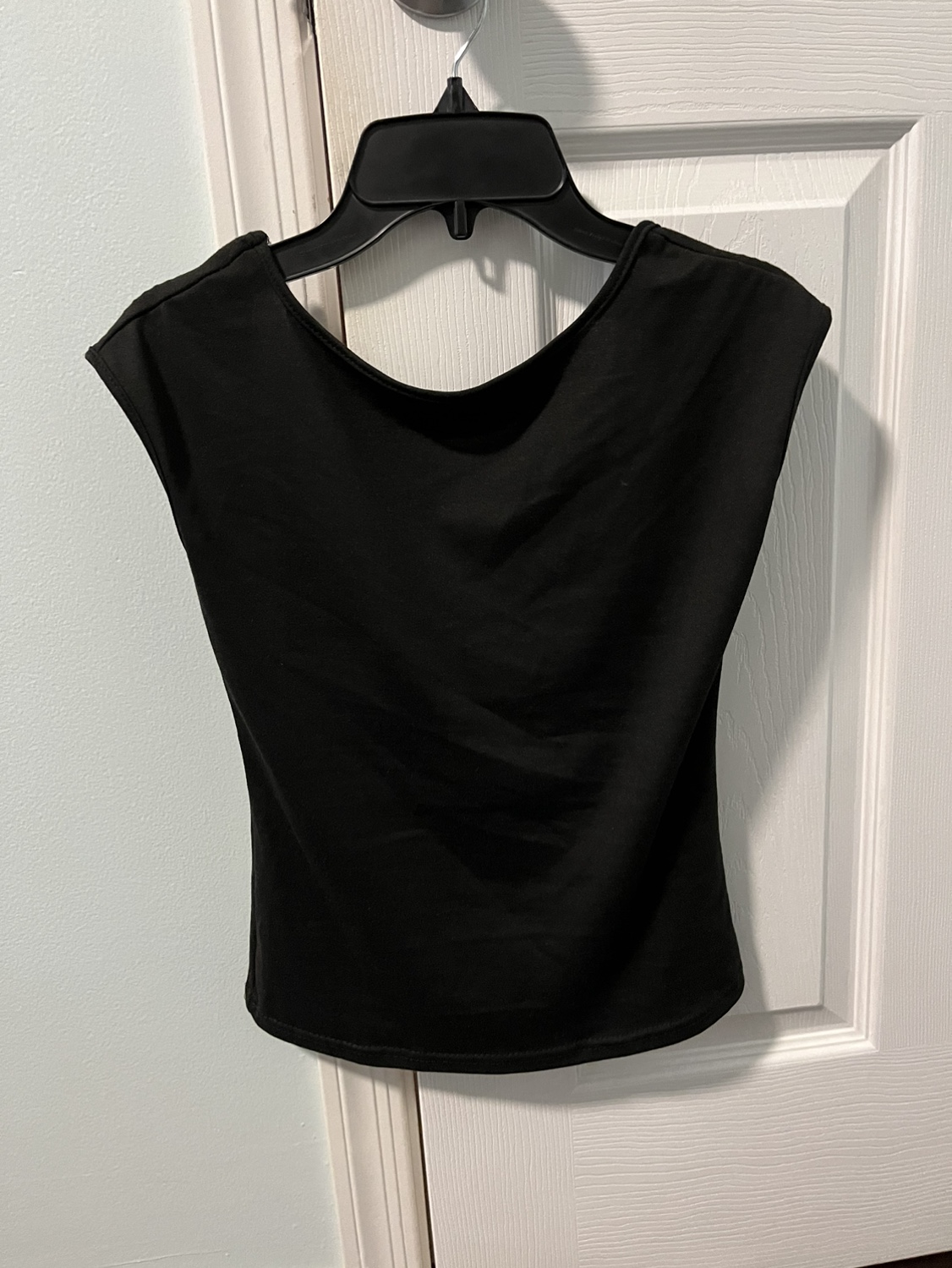 Black Backless Crop Top size small - photo 2