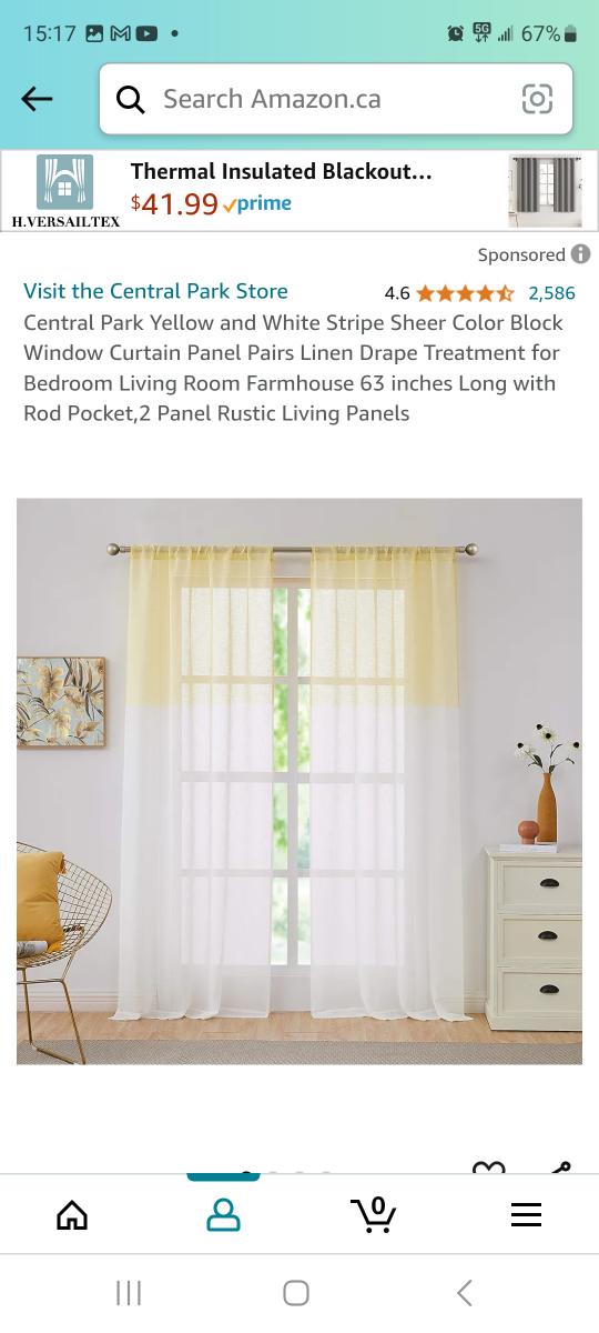 Sheer Window Curtains thumbnail