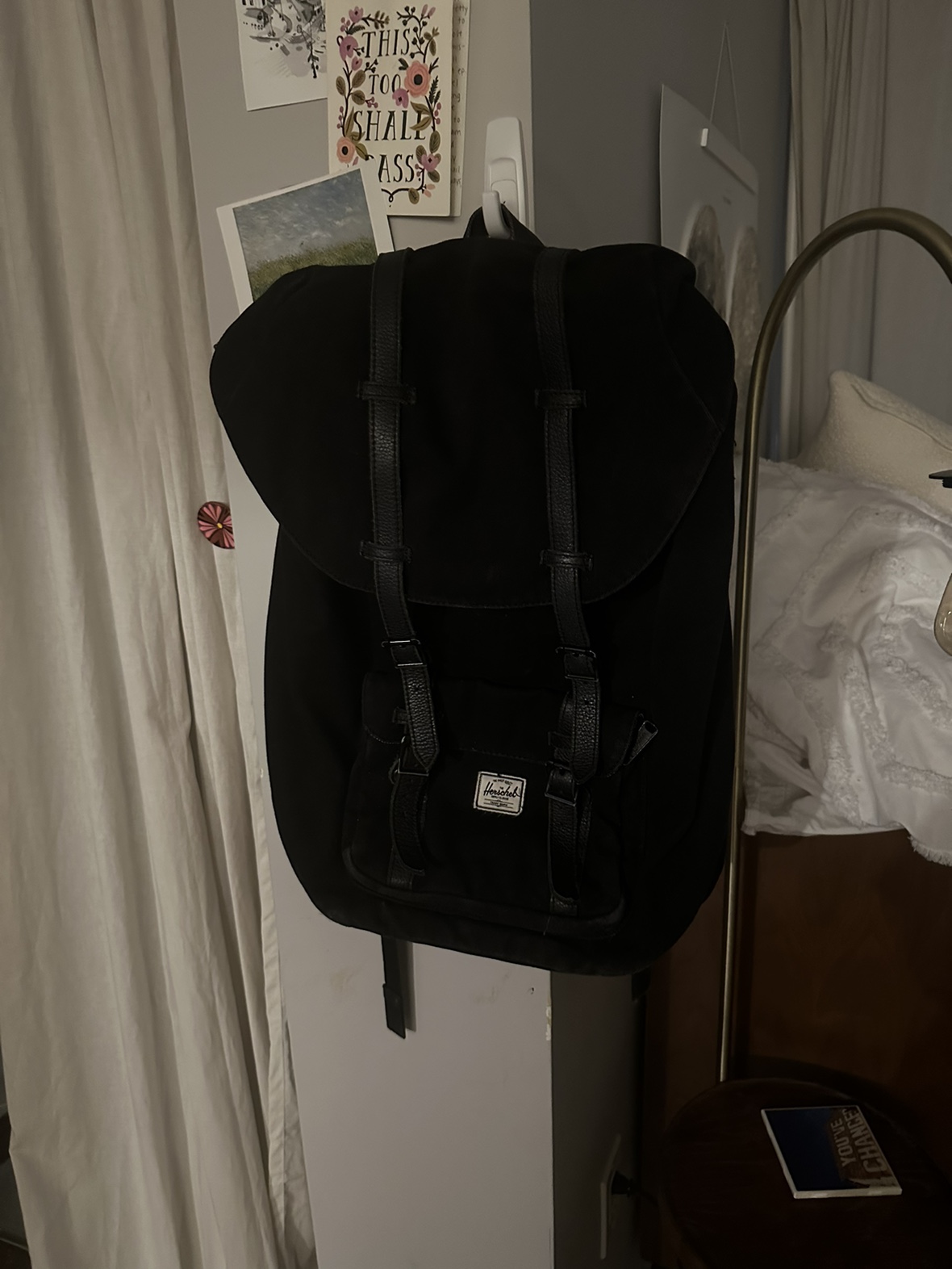 Canvas and Leather Herschel Backpack thumbnail