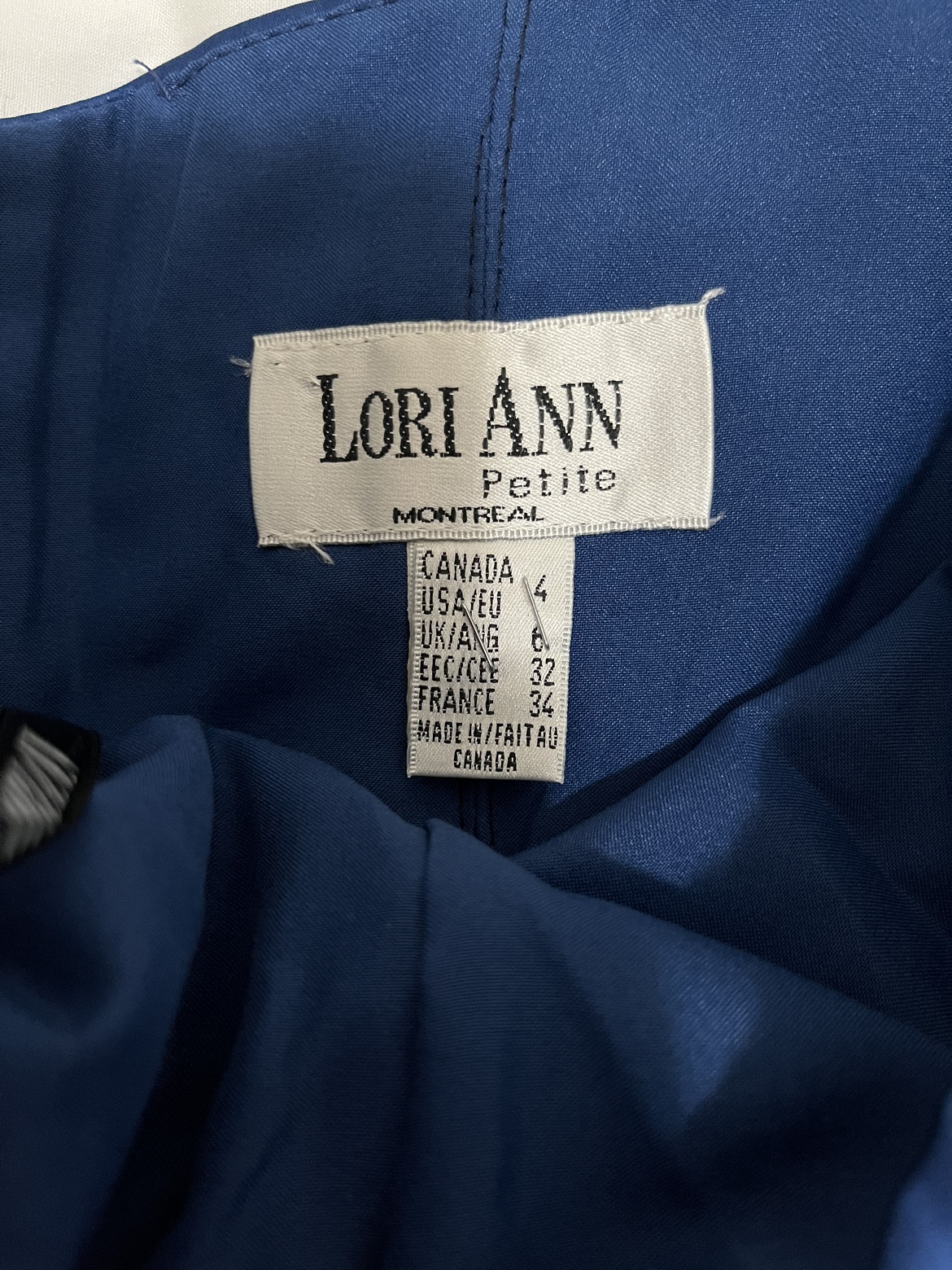 Lori Ann Petite Blue Halter Dress - photo 3