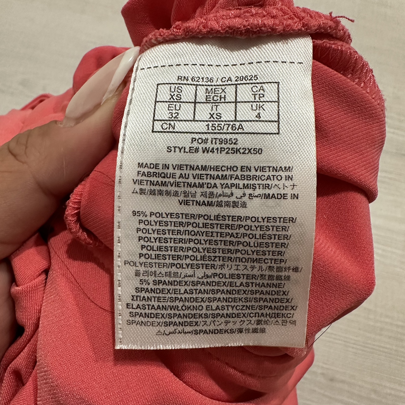 Guess Pink Scrunched Longsleeve Dress image indicator(4)