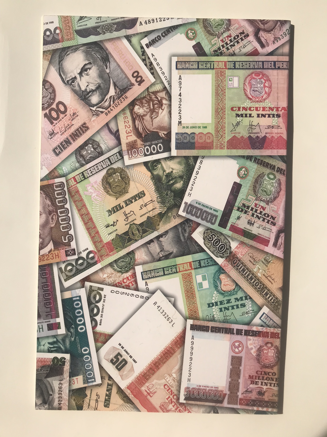 OLD BILL COLLECTION Peru INTIS (not currently currency) - photo 3