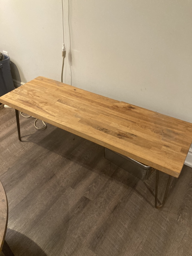 Wooden TV stand thumbnail