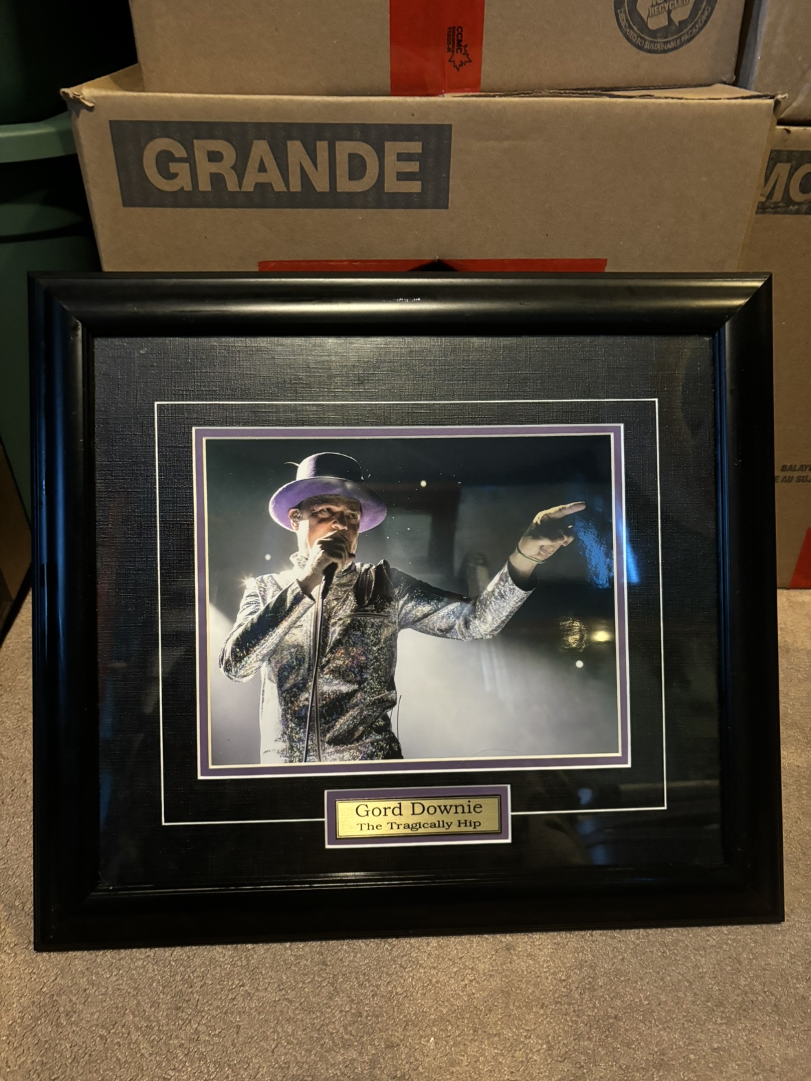 Gord Downie - The Tragically Hip Framed Photo