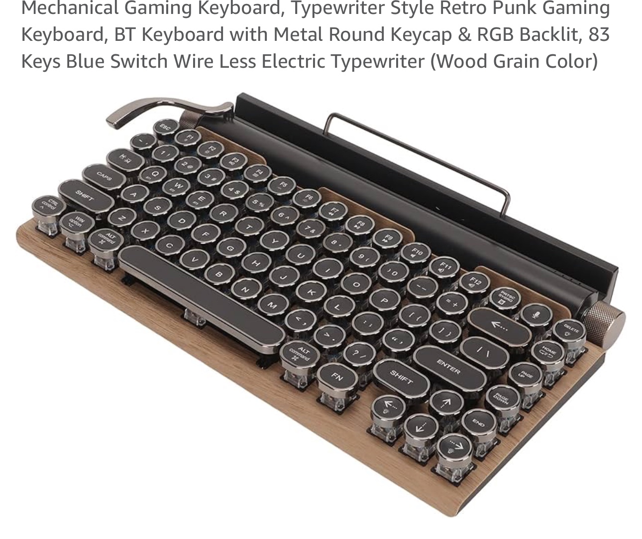 Mechanical gaming keyboard