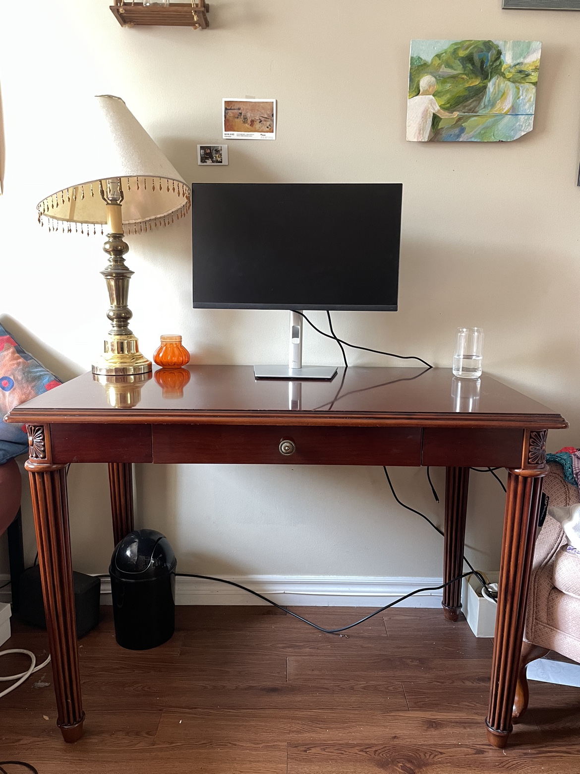 Solid wood (cherry) desk