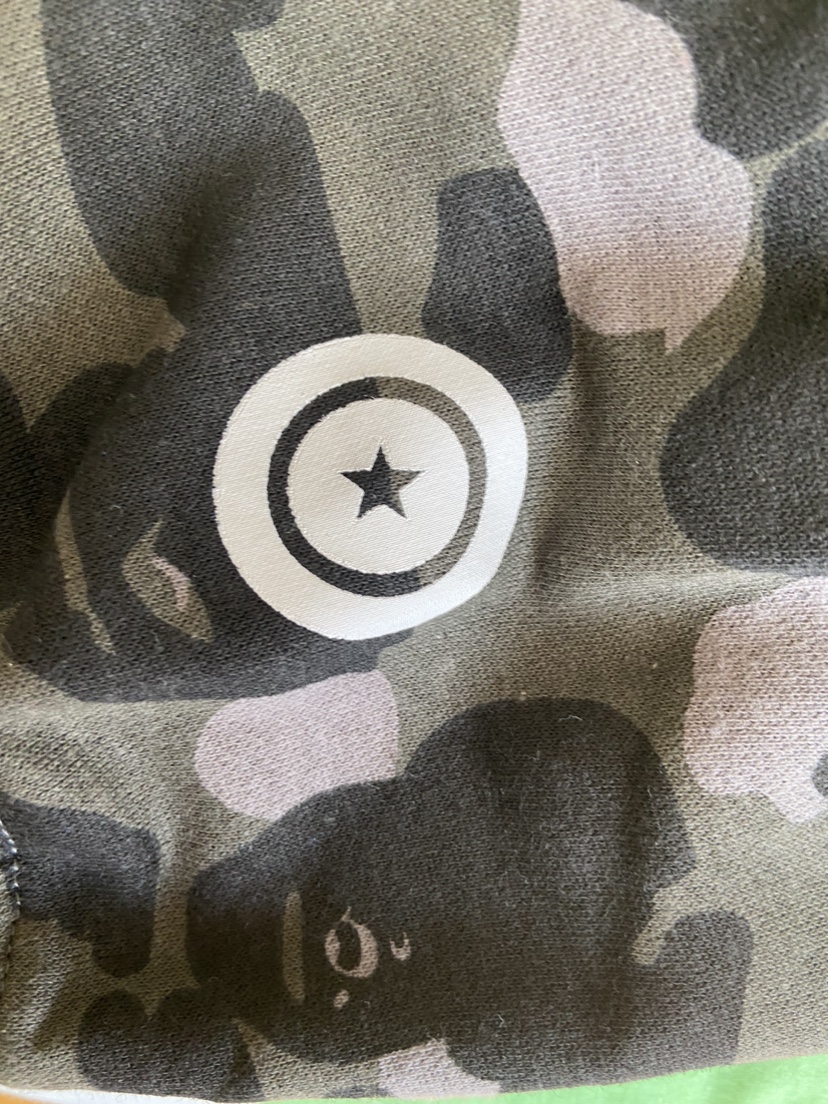 grey bape hoodie - photo 4