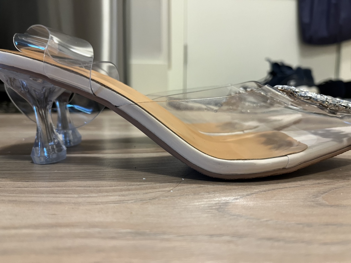 Clear Rhinestone Buckle Heel - photo 4