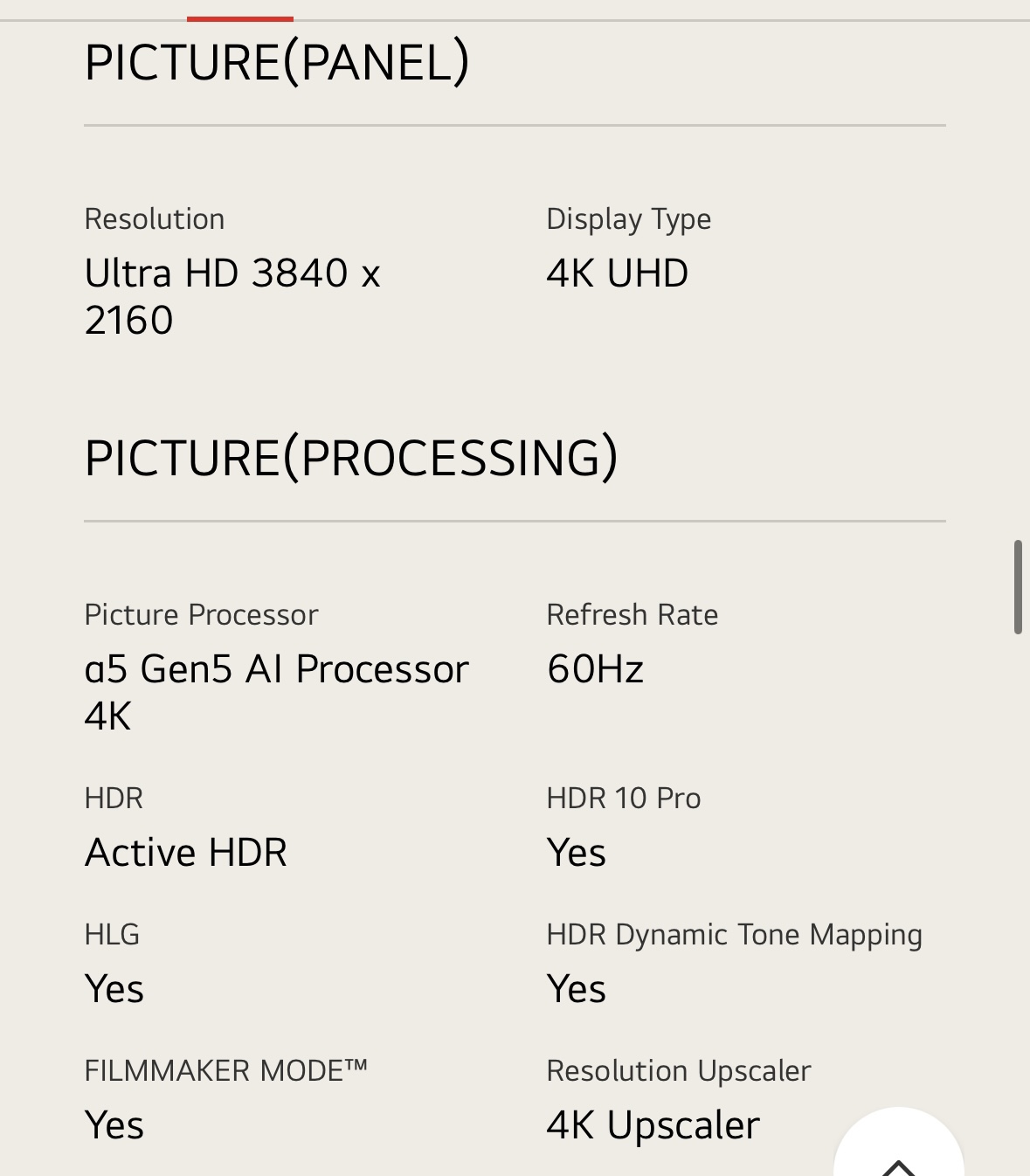 LG 65" 4K UHD TV 65UQ80 - photo 3