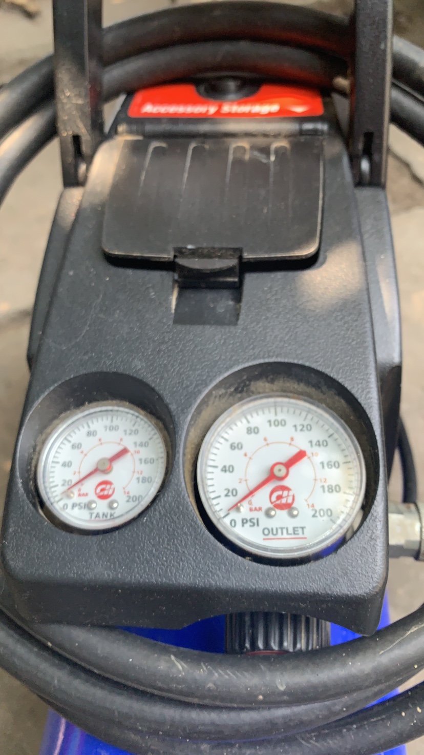 3 gallon 100psi compressor.  Campbell Hausfeld - photo 3