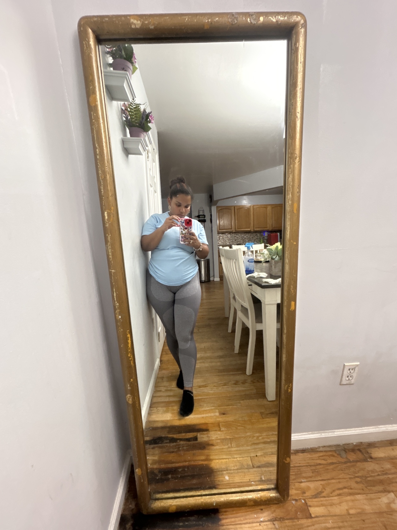 Large gold mirror - photo 4