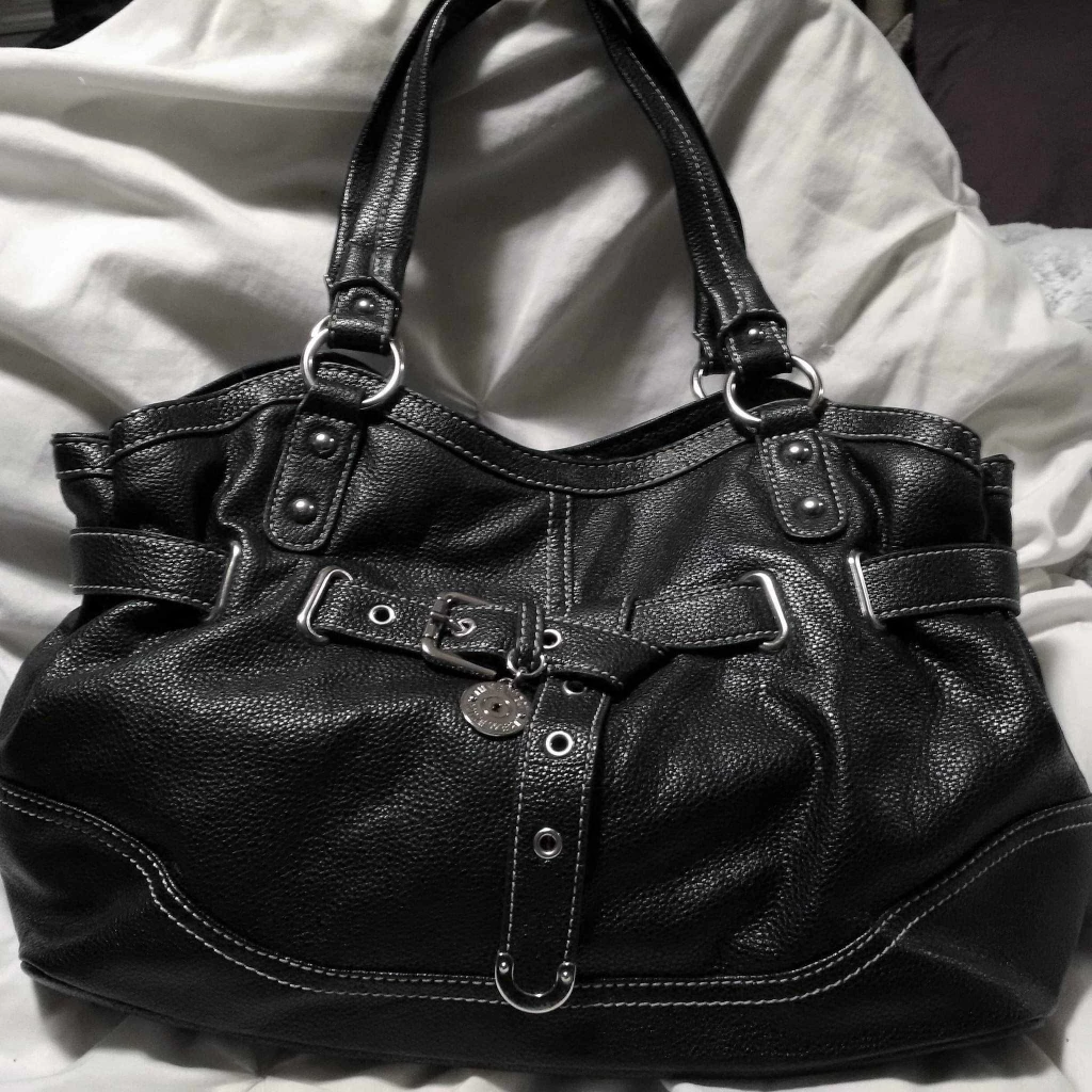 Nine West Black Leather Handbag thumbnail