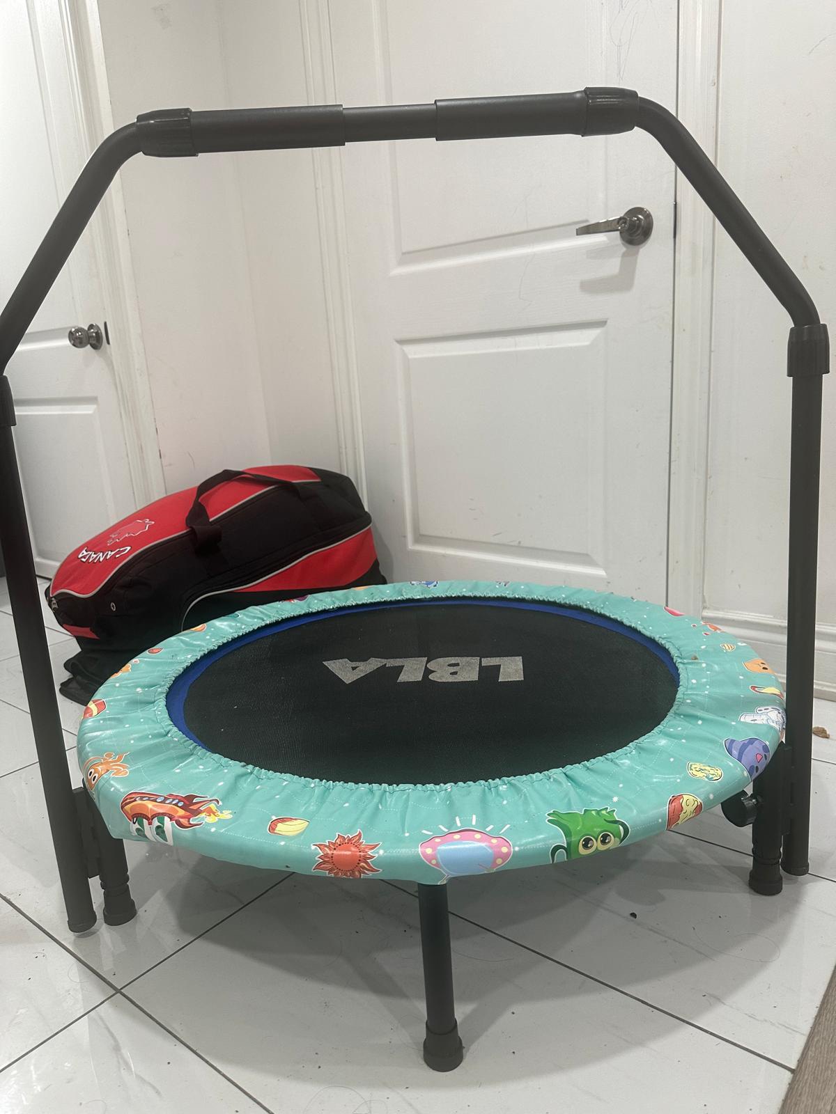 Mini Trampoline with Handlebar image indicator(2)