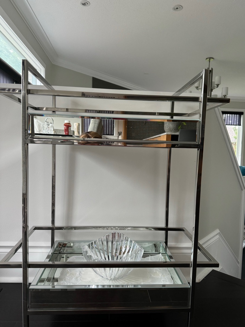 Silver Bar Cart - photo 2