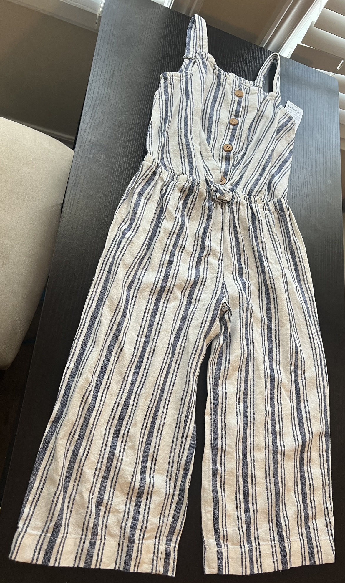 Striped Jumpsuit for Girls (6X)