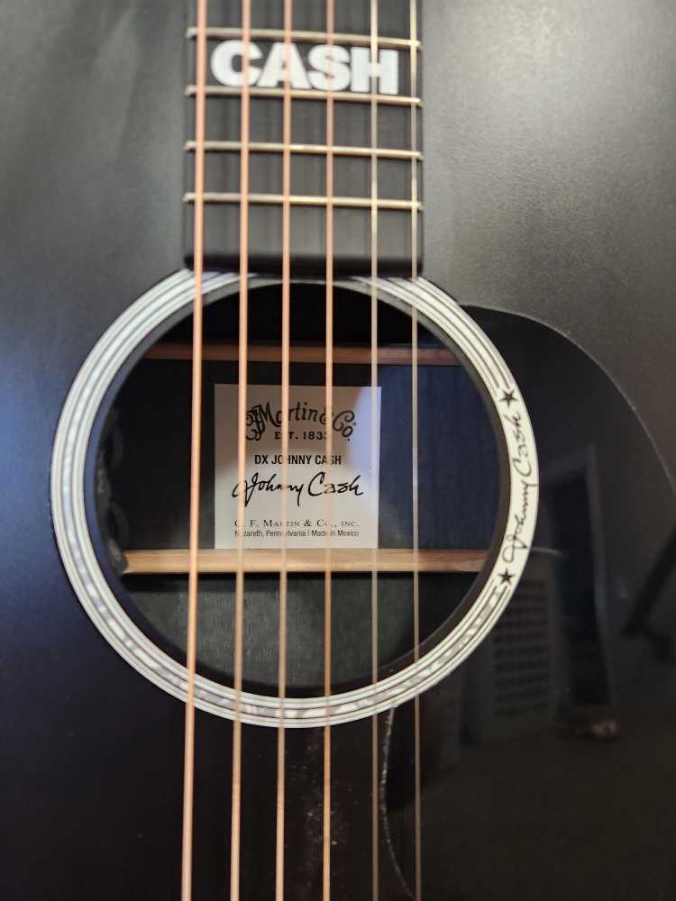 Martin DX Johnny Cash Acoustic Electric Guitar - photo 2