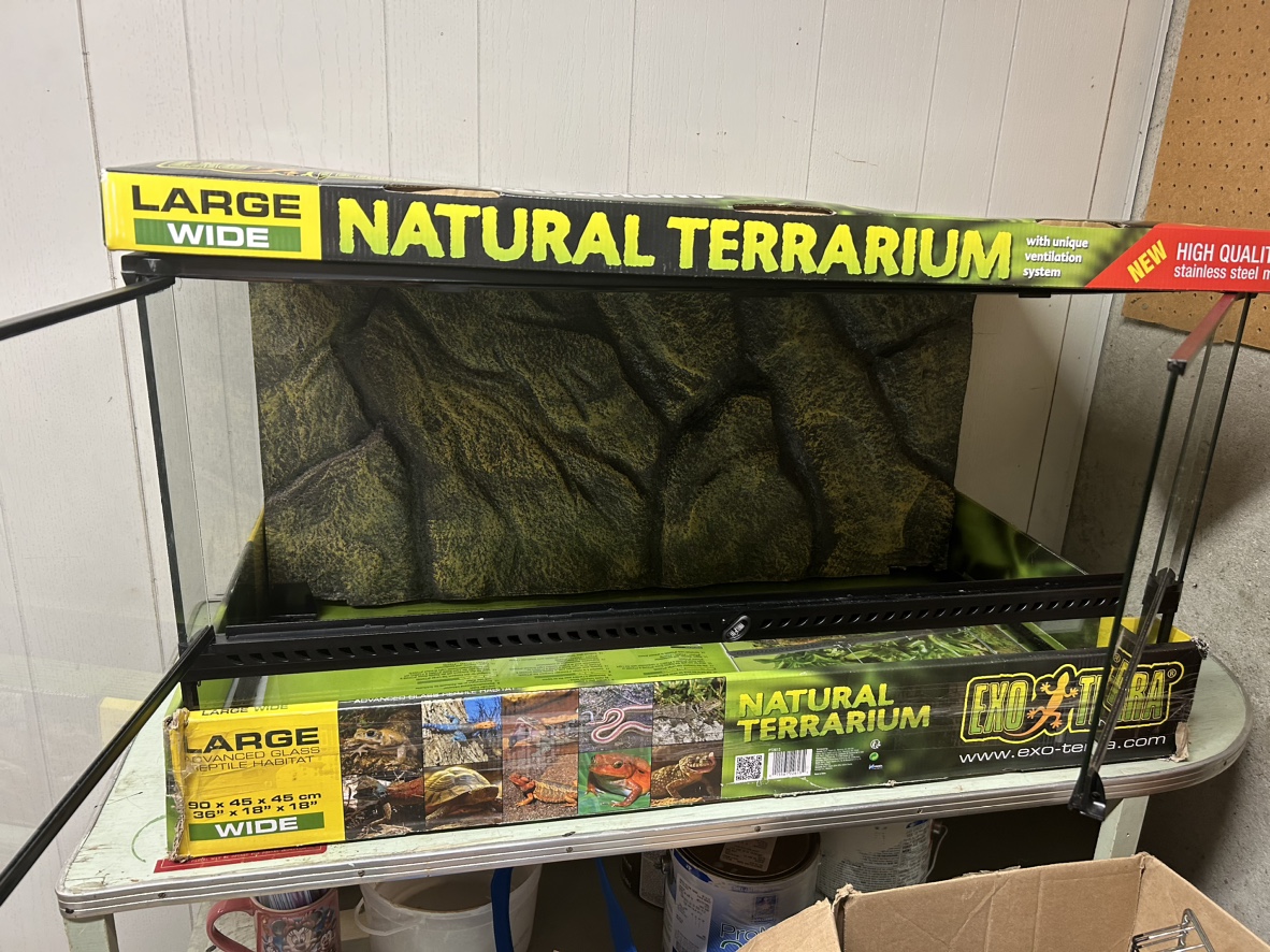 Large Exo-Terra Reptile Tank
