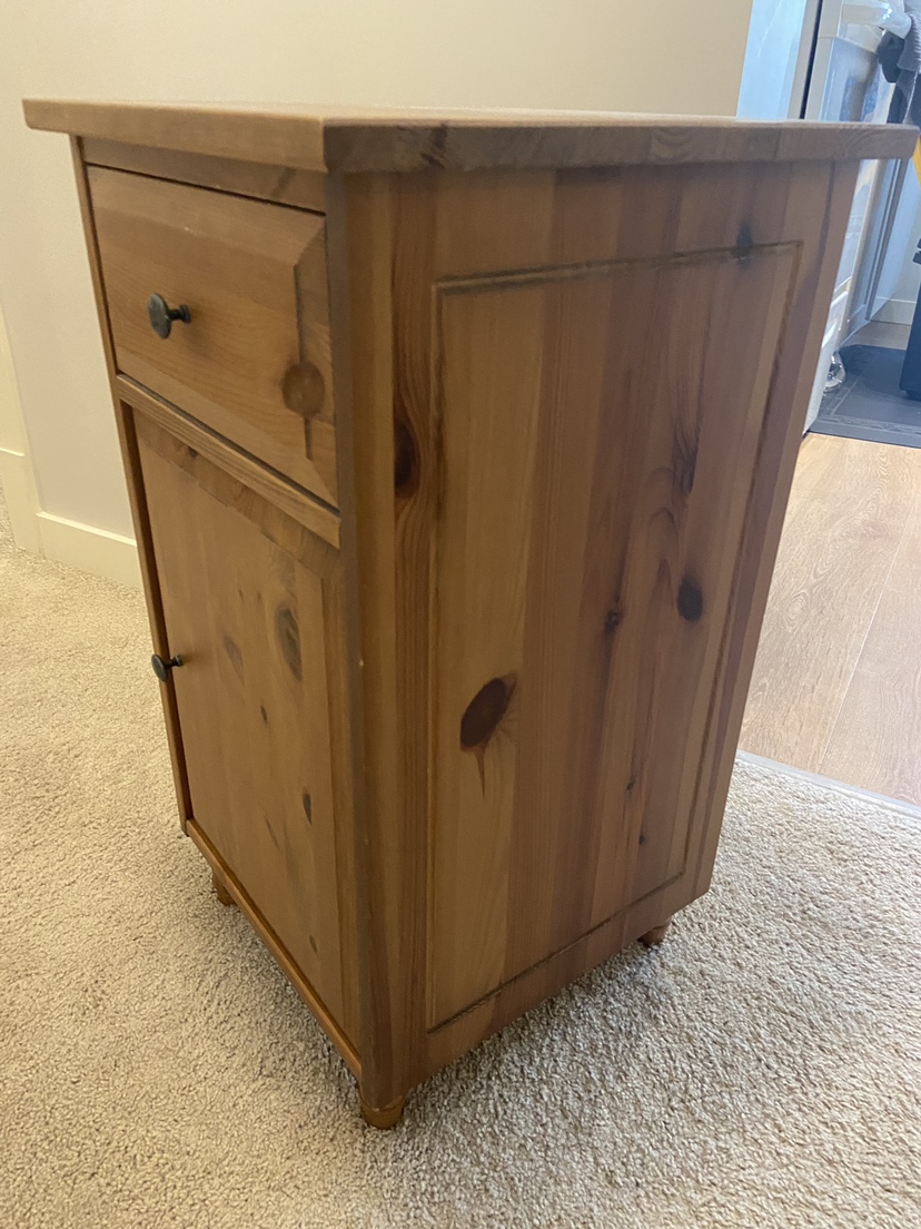 Wood Nightstand - photo 5