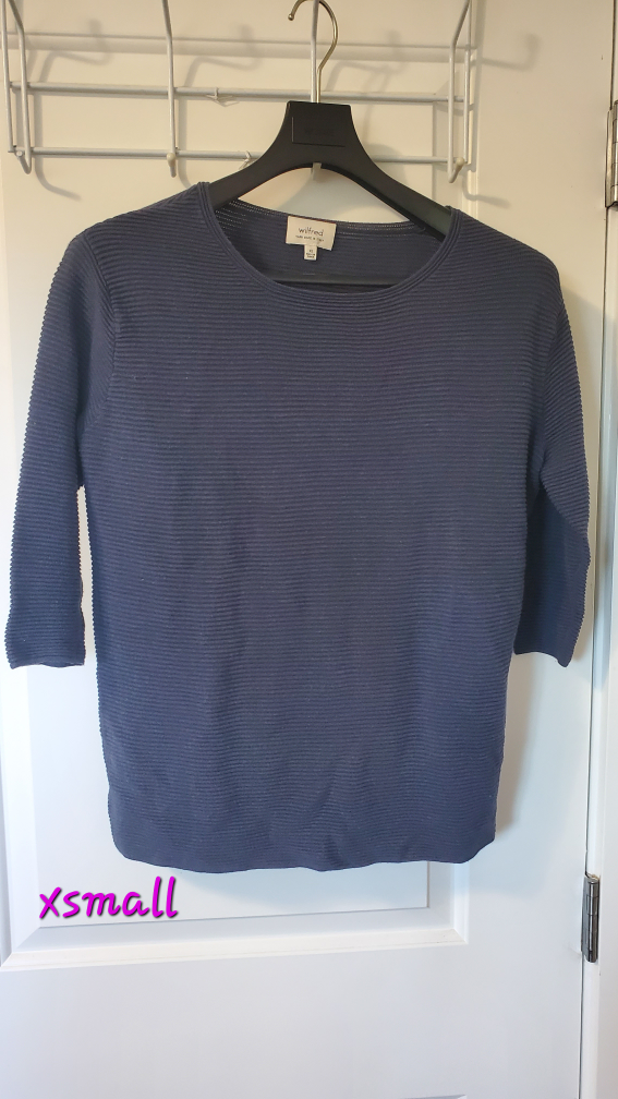 Wilfred Blue Knit Top thumbnail