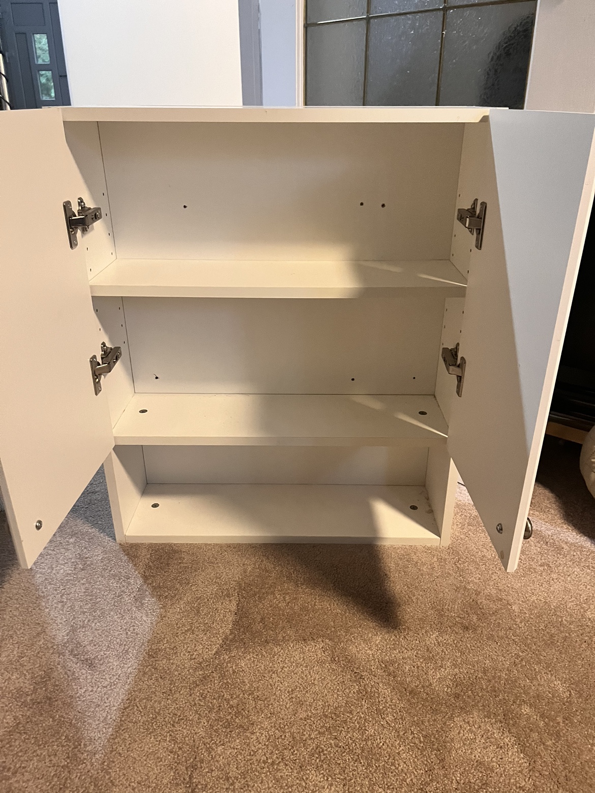 White Bathroom Cabinet - photo 2