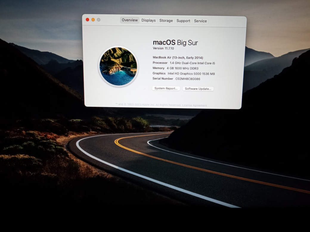 MacBook Air 13-inch, Early 2014