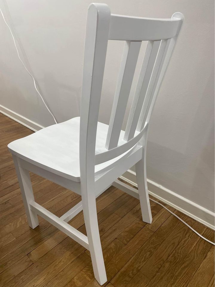Painted White Chair