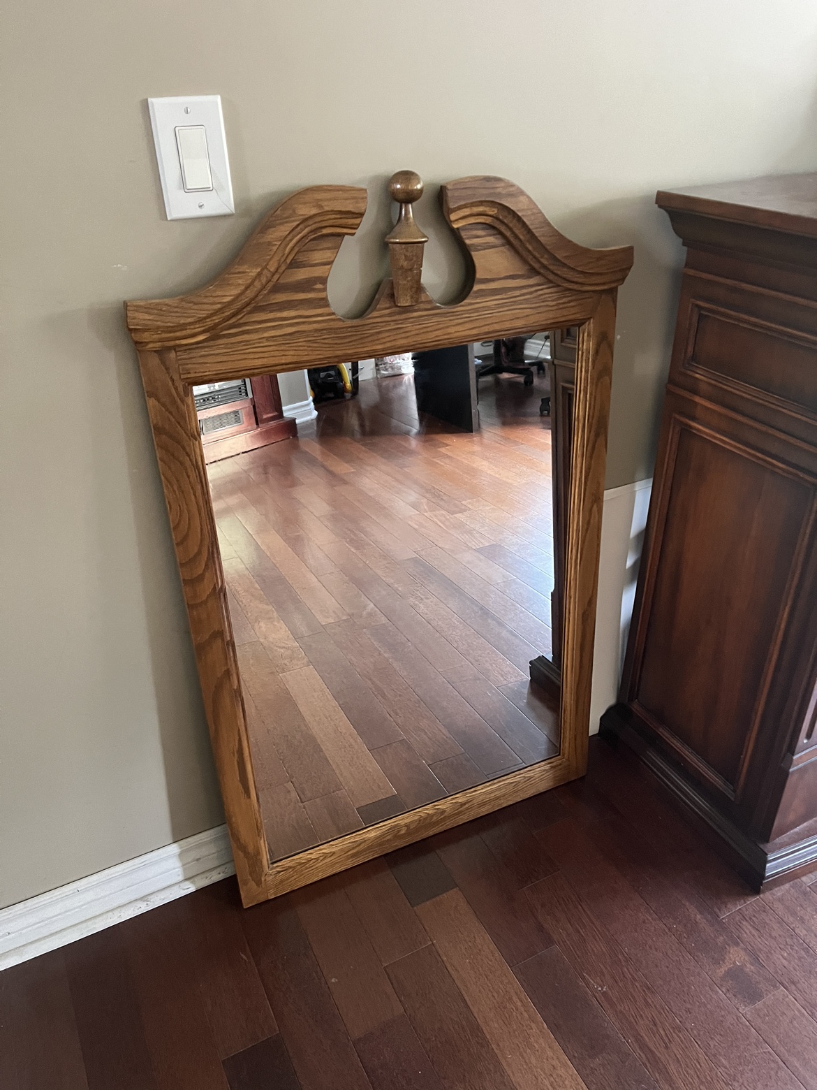 Wood Frame Mirror thumbnail